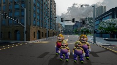 Wario family go to The City