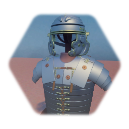 Roman Armor (Lorica Segmentata) and helmet (Imperial Gallic)