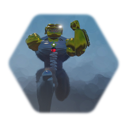 Negaty corriendo muy violentamente hacia ti