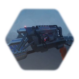 Pump action sci-fi gun