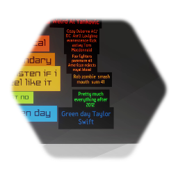 Gator_saled's  opinion of music bands  Tier list