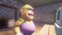 Wario gets arrested by Black hat from pirating movie