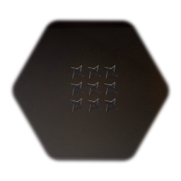 Black 4 Point Shuriken