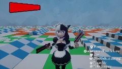 "Blair" - Early test of twin stick shooter puppet