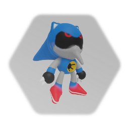 STF 1995 Thailand Bootleg Metal Sonic Plush