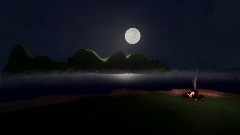 Tranquil Moon Setting