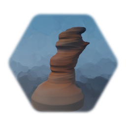 Canyon pillar