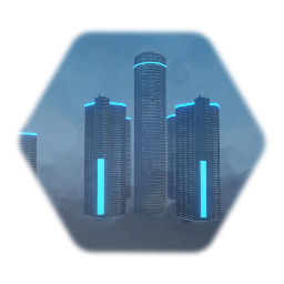 Renaissance Center Skyscraper, Detroit, MI