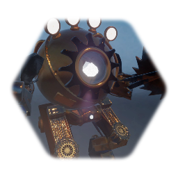 Steampunk enemy robot - AI
