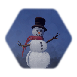 Snowperson (snowman puppet)