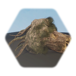 Realistic Fallen Stump