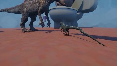 Rexy and Blue adventures episode 16 grimace shake vs Skibidis