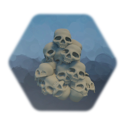 Human Skull Pile