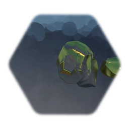 Gold ore vein and nugget