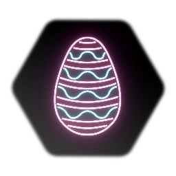 Neon Easter Egg