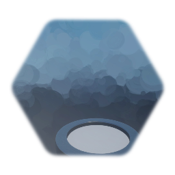 Round flat light with switch