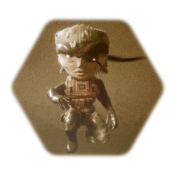 Chibi Solid Snake (Guns of the Patriots)