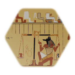 Weighing of the Heart Egyptian Painting