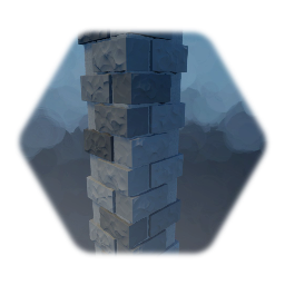 Stone Wall Segment Corner