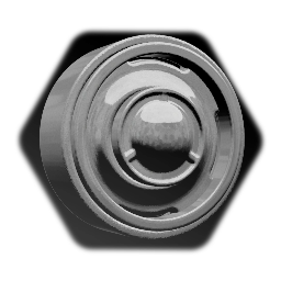 Vintage Wheel + Hubcap