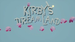 KIRBY's Dream Land: Title screen