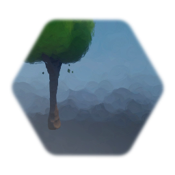 Basic Tree with falling leaves