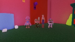 Iota, female duck, woody and buzz in bart´s room