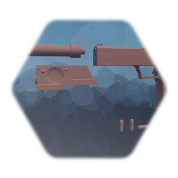 Gun usp 45 blank asset