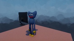 Huggy slowly looses his mind and gliches in a fit