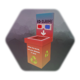 3D Glasses Recycling Bin