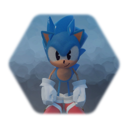 Classic Sonic puppet