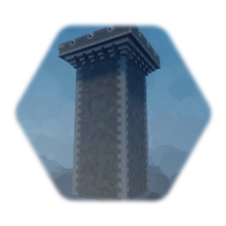 Castle Tower, Plain Grey Trimmed