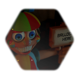 Showbiz Balloon Kid statue