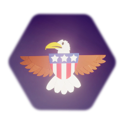 The American Bald Eagle symbol (My style)