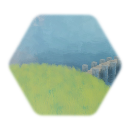 Cobblestone  curved bridge