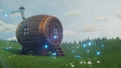 Barrel house scene