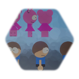 John and chip in South park style