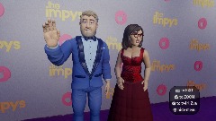 Irishmile and Zua attending The Impys 2022