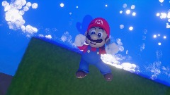 Remix of Mario Gets Shot Off into Water