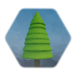 Basic Streak-Fleck Pine Tree