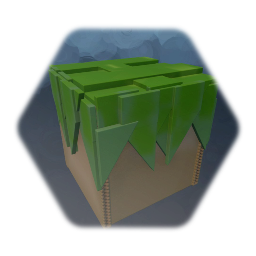 Cardboard grass
