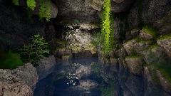 Lush Cave (Inspired by @IansaneArtist )