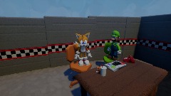 Tails and Luigi vs Fnaf