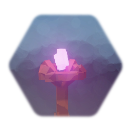 Low poly gem holder