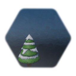 Snowy pinetree