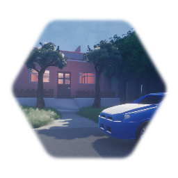 House (with driveway)