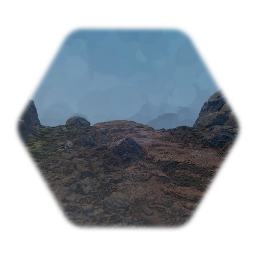 Dirt/Mud Trail with mountains