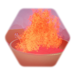 Wall fire Goblet Light