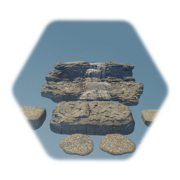 Cliffs, Ground, Rocks, & Stream Collection
