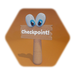 Cartoony Sign Animated Checkpoint